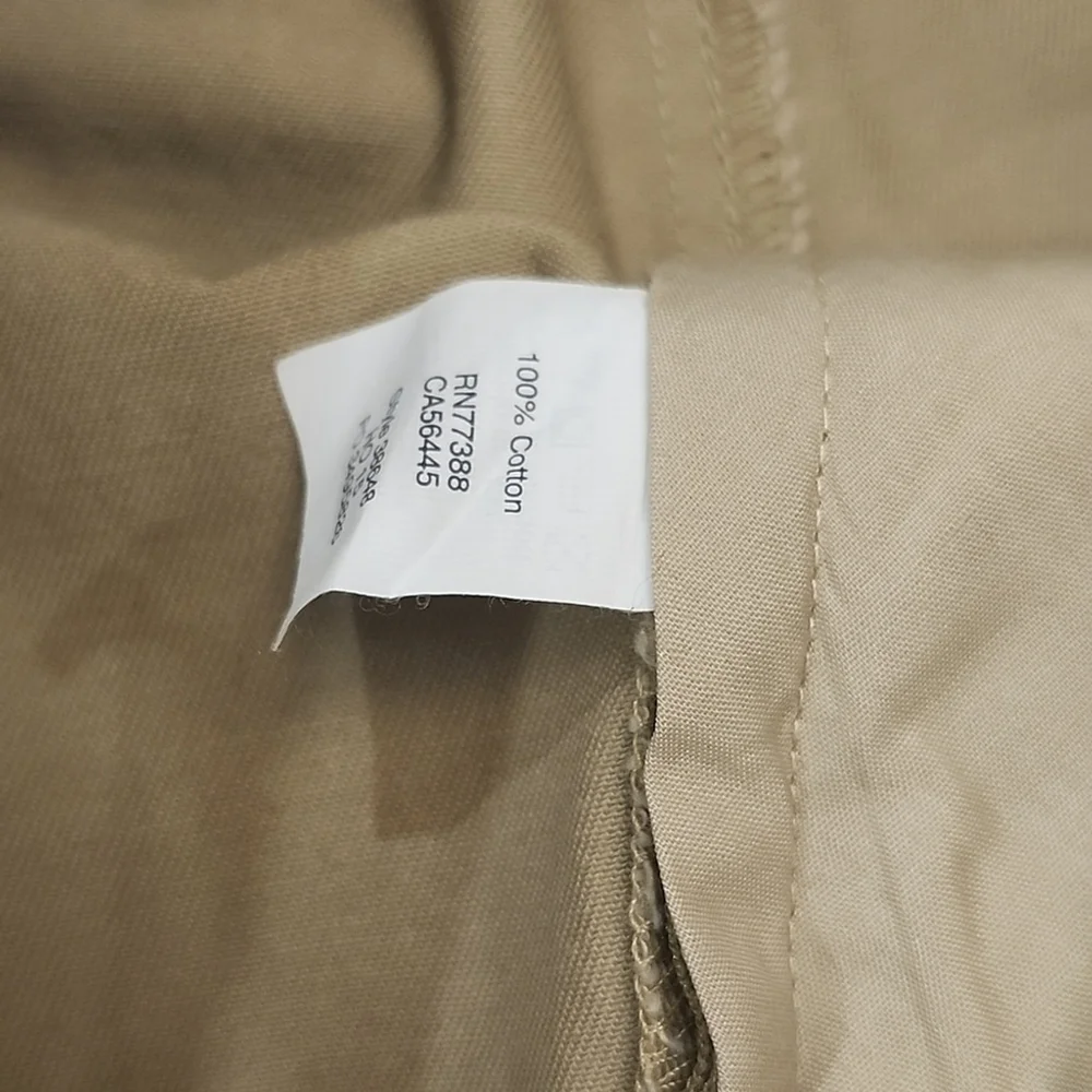 J Crew Men's The Sutton straight-fit flex khaki pant 33x32 New